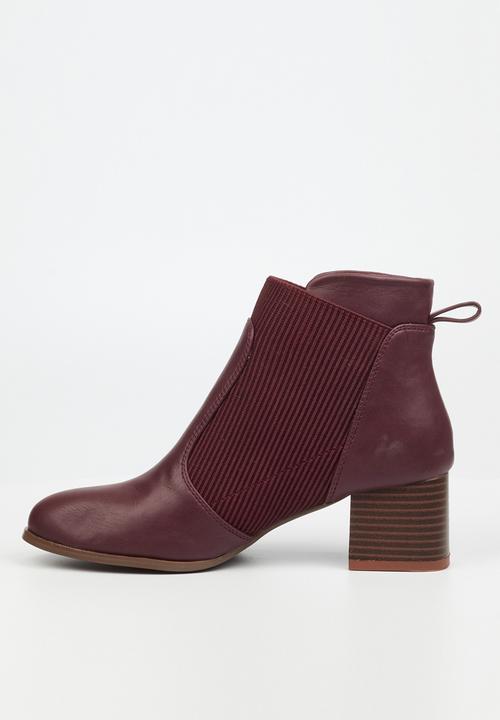 Butterfly Feet - Ethos 1 ankle boot - wine