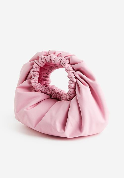H&M - Gathered mini bag - light pink