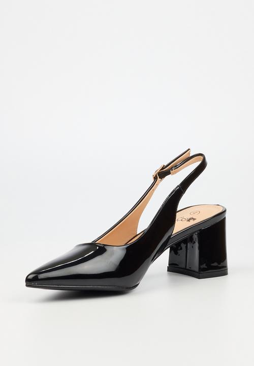 Butterfly Feet - Charmed 1 court heel - black
