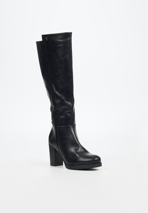 Butterfly Feet - June 2 knee length boot - black