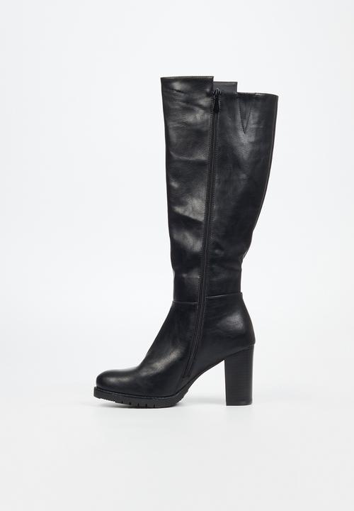 Butterfly Feet - June 2 knee length boot - black