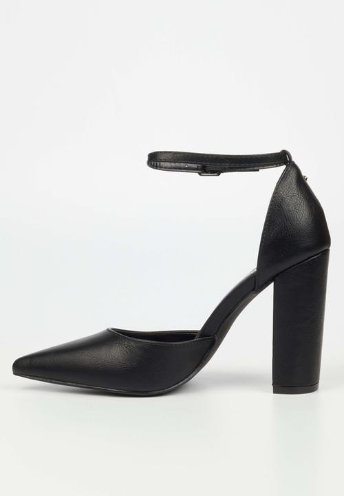 Miss Black - Criss3 ankle strap heel - black