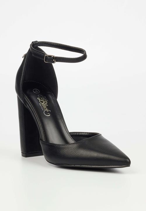 Miss Black - Criss3 ankle strap heel - black