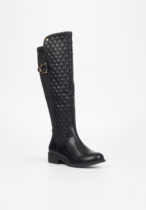 Butterfly Feet - Draya 1 knee length boot - black
