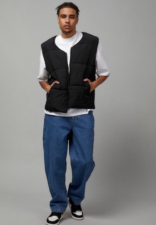 Cotton On - Street puffer vest - black 