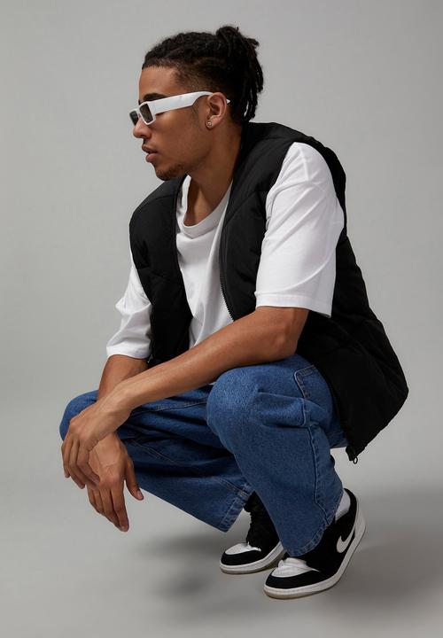 Cotton On - Street puffer vest - black 