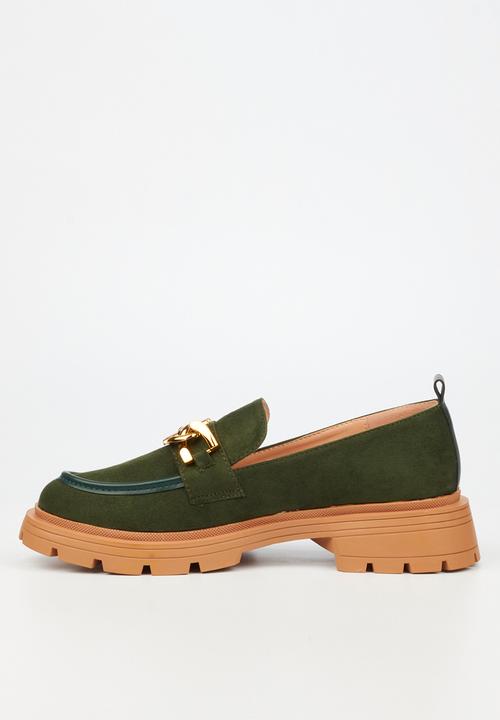 Butterfly Feet - Reiss 1  loafer - olive