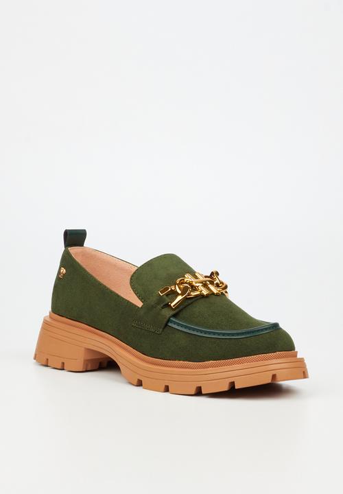 Butterfly Feet - Reiss 1  loafer - olive