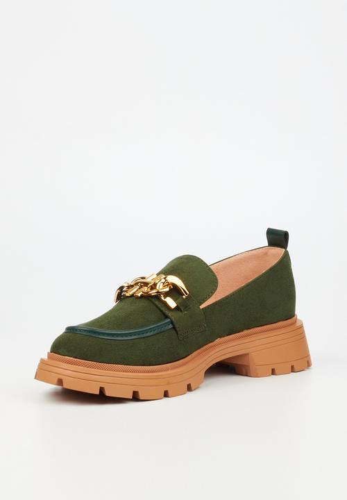 Butterfly Feet - Reiss 1  loafer - olive