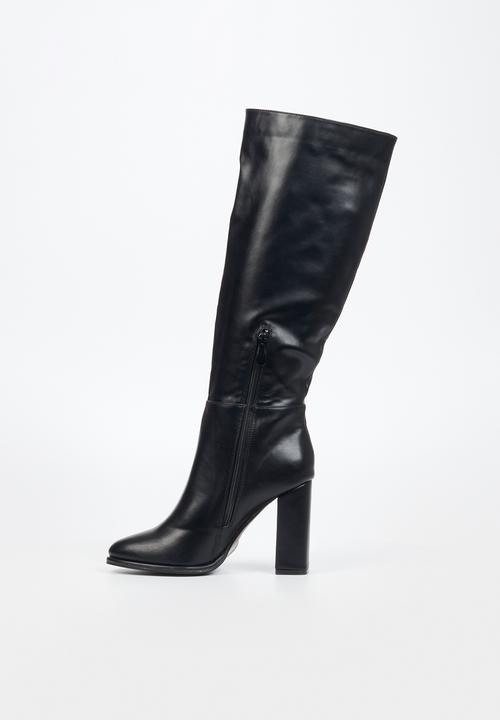 Miss Black - Shania 1 knee length boot - black