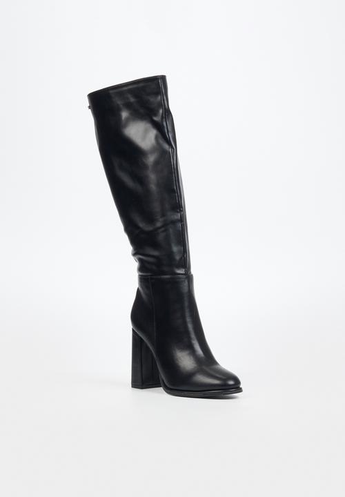 Miss Black - Shania 1 knee length boot - black