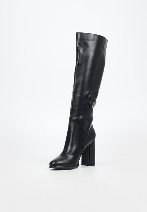 Miss Black - Shania 1 knee length boot - black