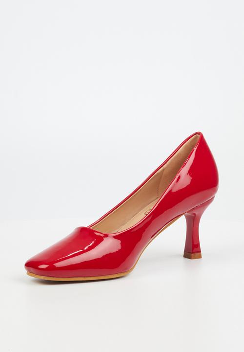 Butterfly Feet - Katie1 stiletto heel - red