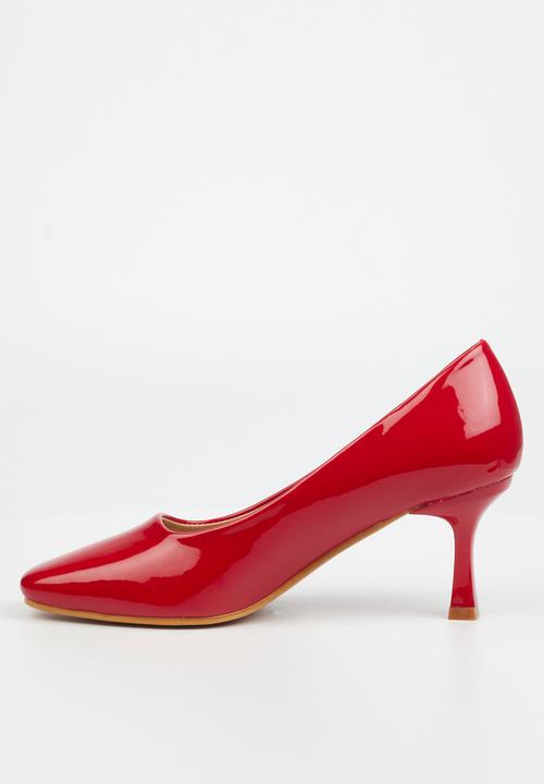 Butterfly Feet - Katie1 stiletto heel - red
