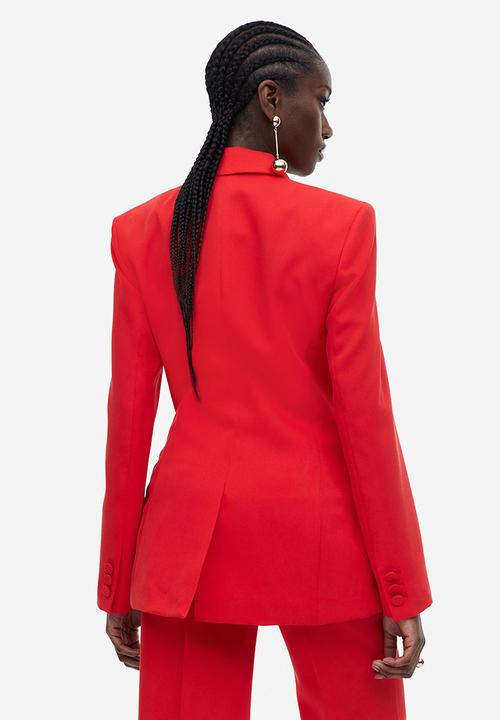 H&M - Single-breasted blazer - red