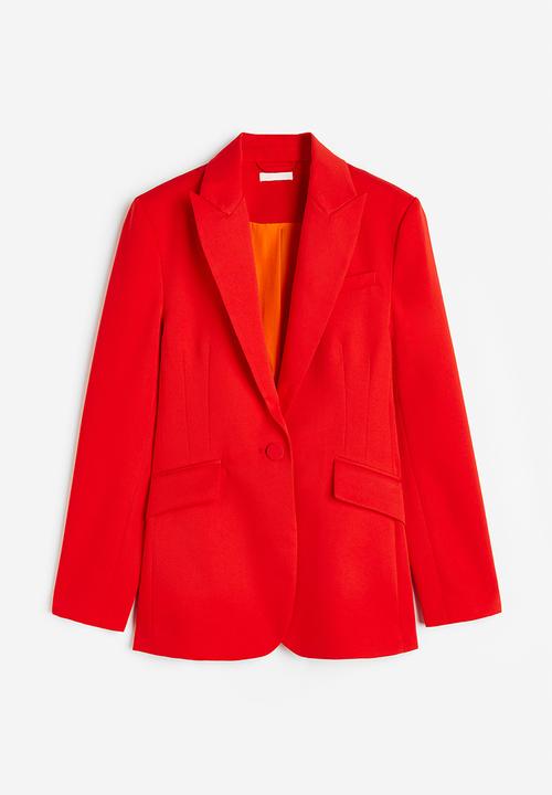 H&M - Single-breasted blazer - red