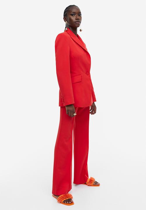 H&M - Single-breasted blazer - red
