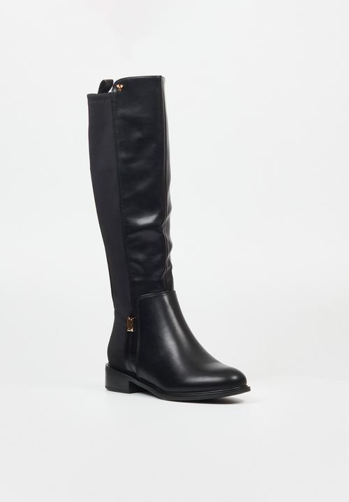 Butterfly Feet - Huda 11 knee length boot - black