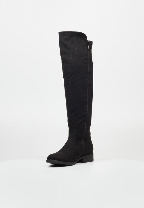Butterfly Feet - Huda 12 knee length boot - black