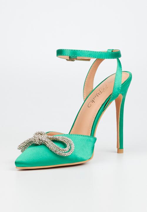 Miss Black - Ziva 1 court heel - green