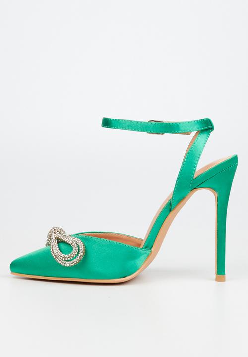 Miss Black - Ziva 1 court heel - green
