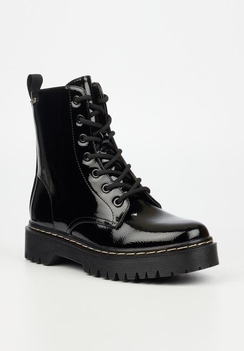Miss Black - Nirvana 1 lace-up ankle boot - black