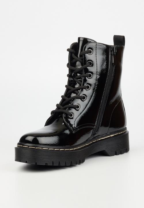 Miss Black - Nirvana 1 lace-up ankle boot - black