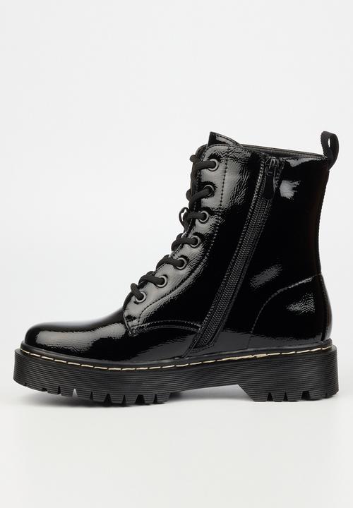 Miss Black - Nirvana 1 lace-up ankle boot - black