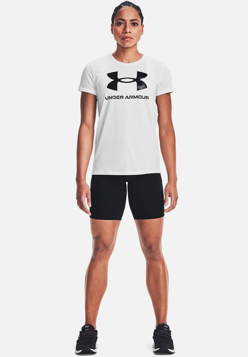 Under Armour - Ua sportstyle logo short sleeve - white/black