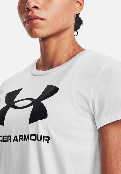 Under Armour - Ua sportstyle logo short sleeve - white/black