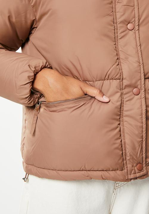 dailyfriday - Puffer jacket - brown