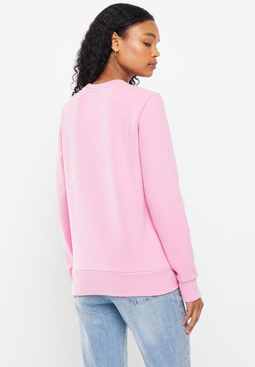 Superdry. - Vintage travel crew - pink lilac