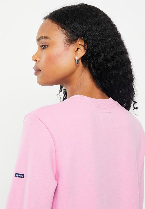 Superdry. - Vintage travel crew - pink lilac
