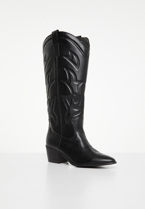 Superbalist - Zora cowboy boot - black