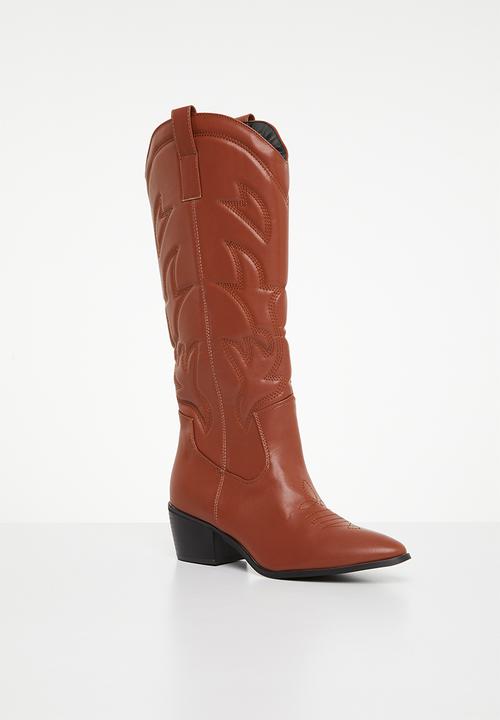 Superbalist - Zora cowboy boot - tan