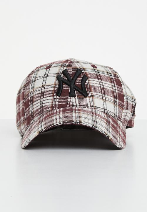 New Era - 940 plaid camo neyyan - maroon