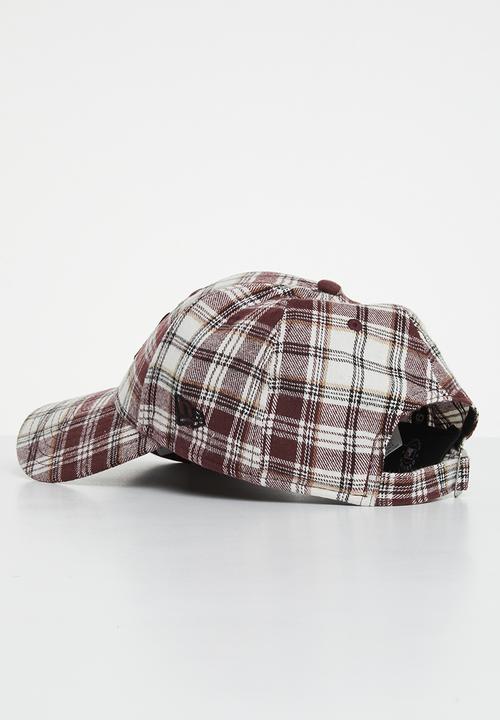 New Era - 940 plaid camo neyyan - maroon