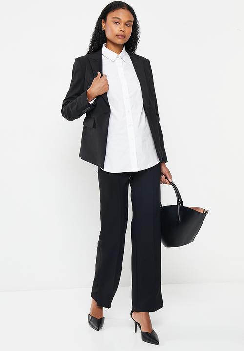 Pringle of Scotland - PRINGLE SAPPHIRE LONG SLEEVE SHIRT -WHITE