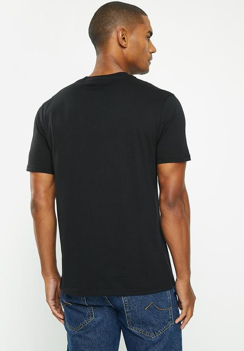 Ben Sherman - SIGNATURE TEE SHIRT FLOCK PRINT- BLACK