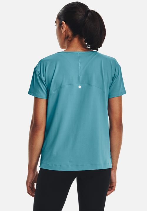 Under Armour - Ua rush energy short sleeve - glacier blue/white