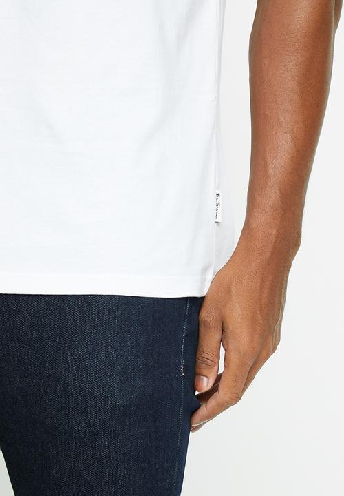 Ben Sherman - Scooter helmet tee-shirt - white