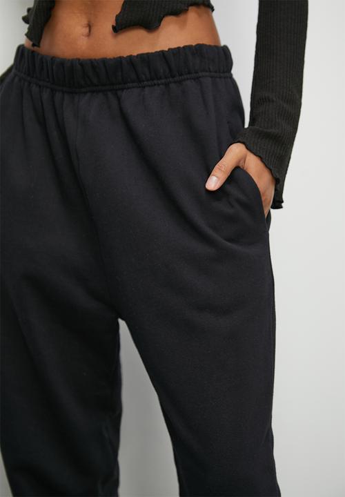Blake - Slouch track pants - black