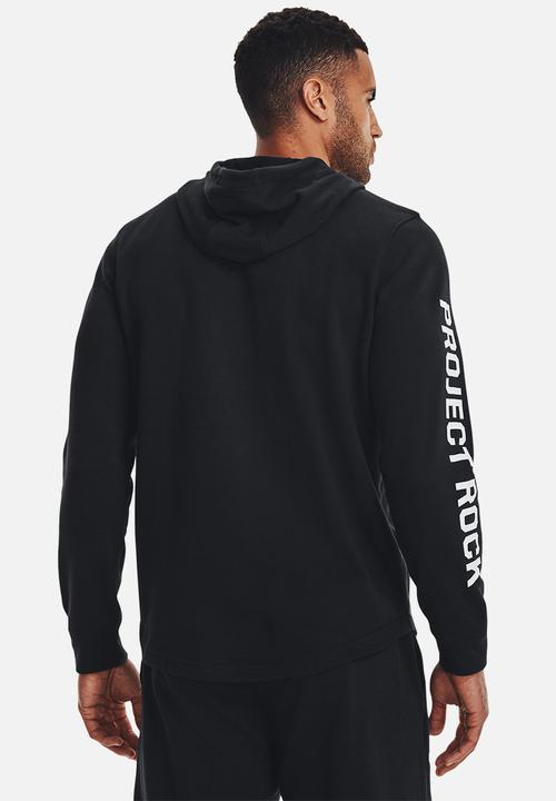 Under Armour - Project rock terry hoodie - black