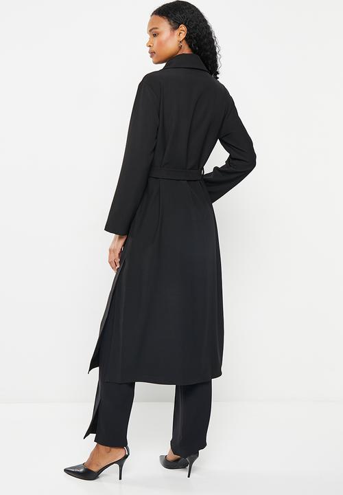 Me&B - Suiting soft trench - black