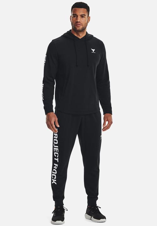 Under Armour - Project rock terry hoodie - black