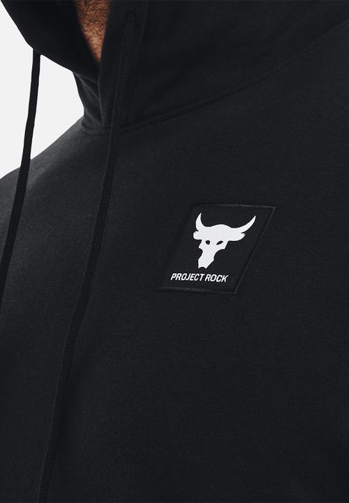 Under Armour - Project rock terry hoodie - black
