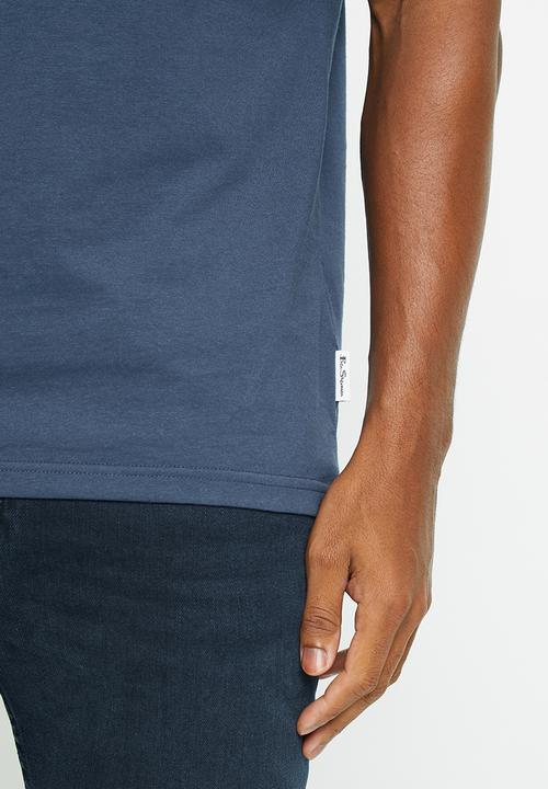 Ben Sherman - Signature tee-shirt flock print - dark denim