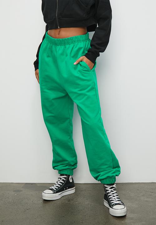Blake - Slouch track pants - green