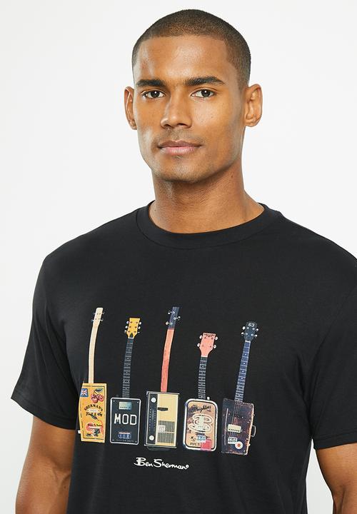 Ben Sherman - Misfit guitars tee-shirt - black