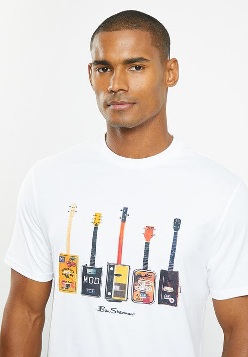 Ben Sherman - Misfit guitars tee-shirt - white